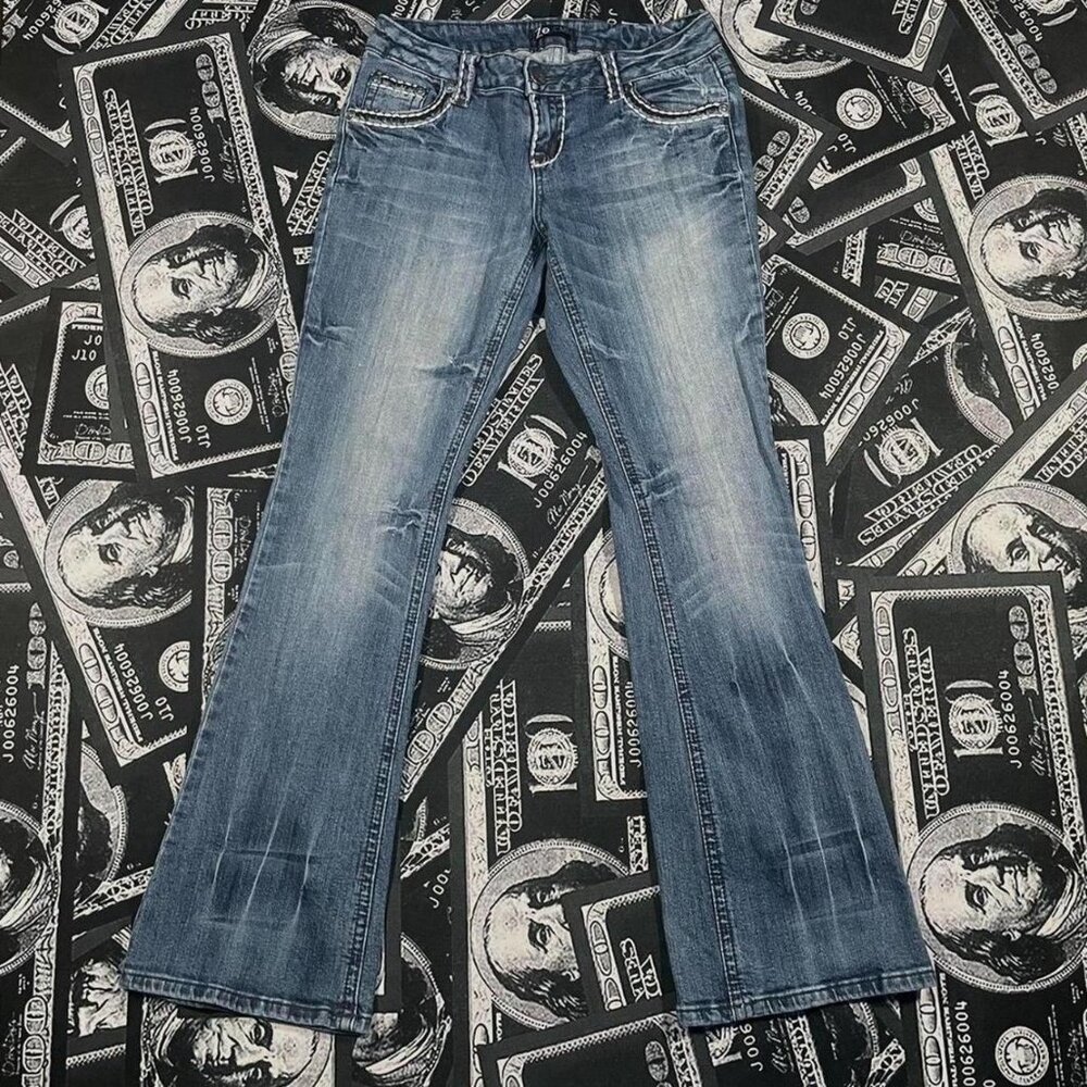 Miss Me Women's Blue and Navy Jeans
